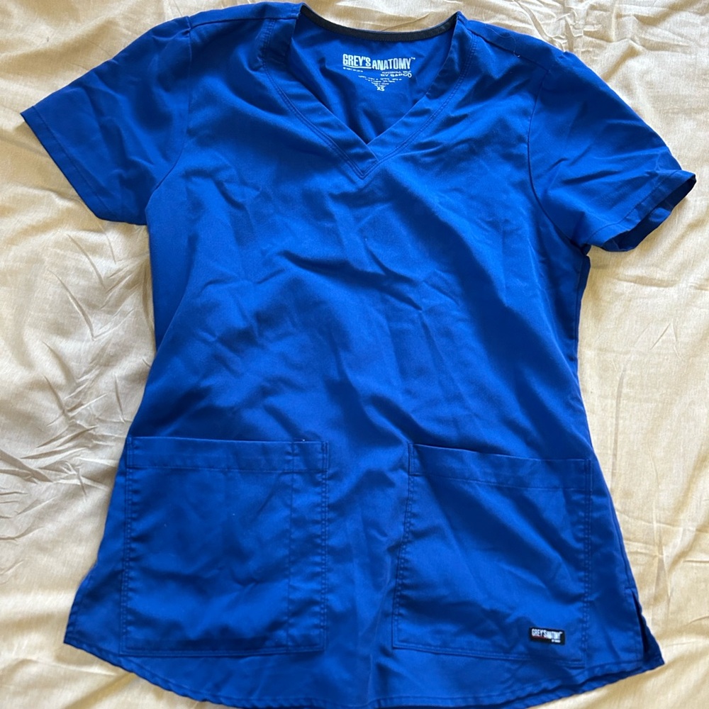 Galaxy blue scrub tops